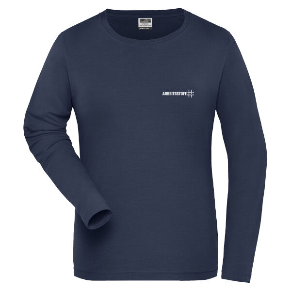 Damen Longsleeve - Arbeitsstoff Miniaturansicht