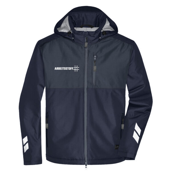 Unisex Jacke Padded Hardshell - ESSENTIAL - Arbeitsstoff Miniaturansicht